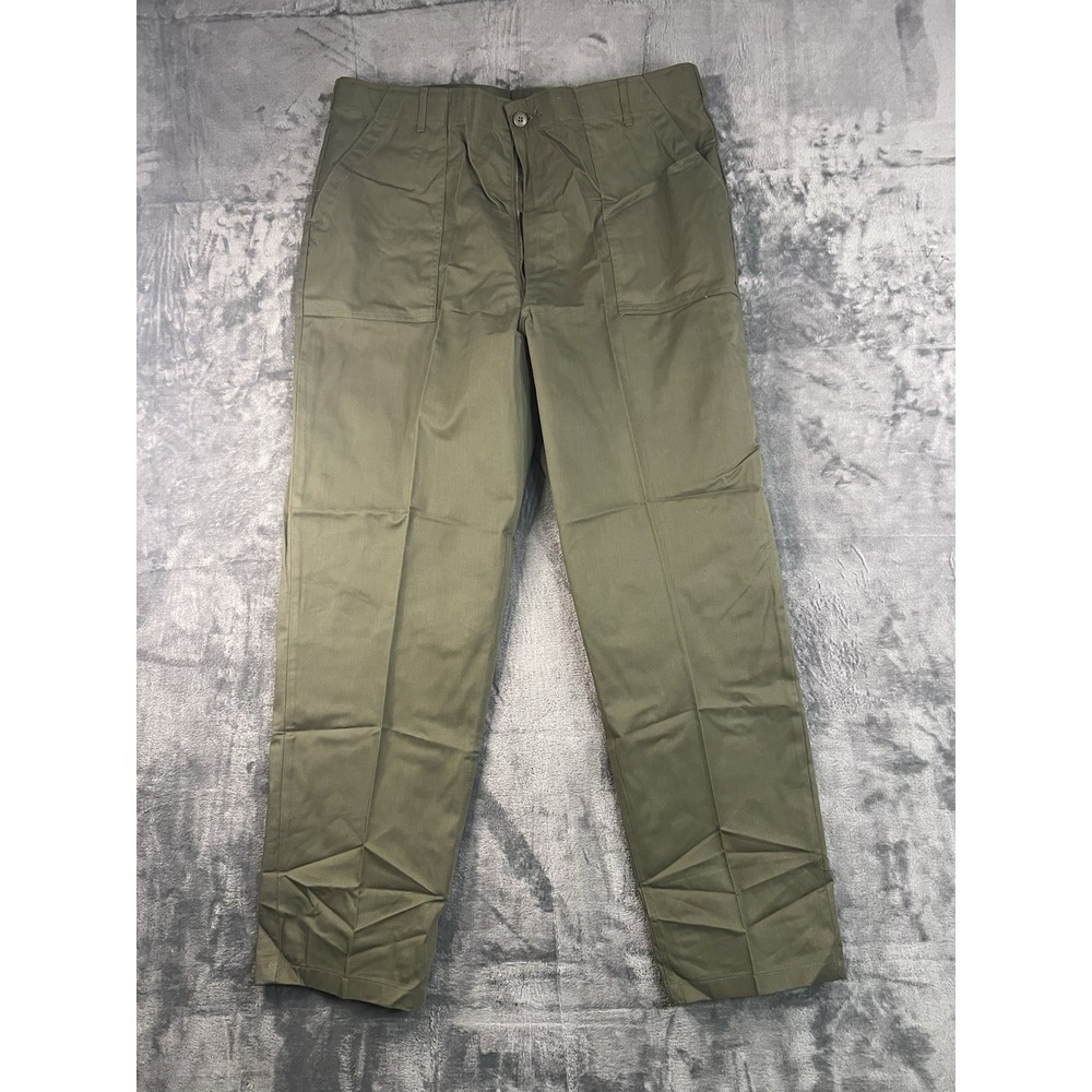 VTG 1977 US Army Issue OG507 NOS Deadstock Utility Pants Size 44X32 USA Made